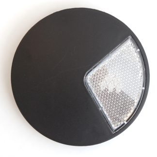 Wieldop zwart met reflector