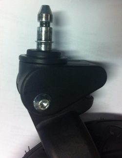 Reparatie voorwiel as