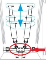 Bevestigingsclip heupgordel-260