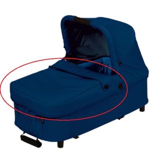 Afdekhoes navy voor reiswieg