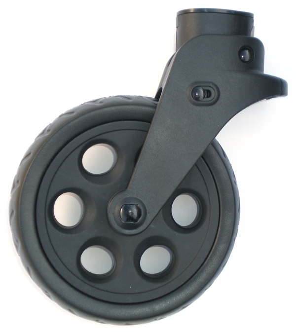 Voorwiel zwart - Afbeelding 1