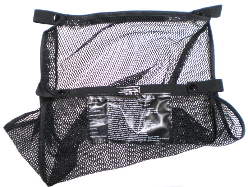 Bagagenetje zwart - Afbeelding 1