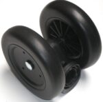 Voorwielen set zwart