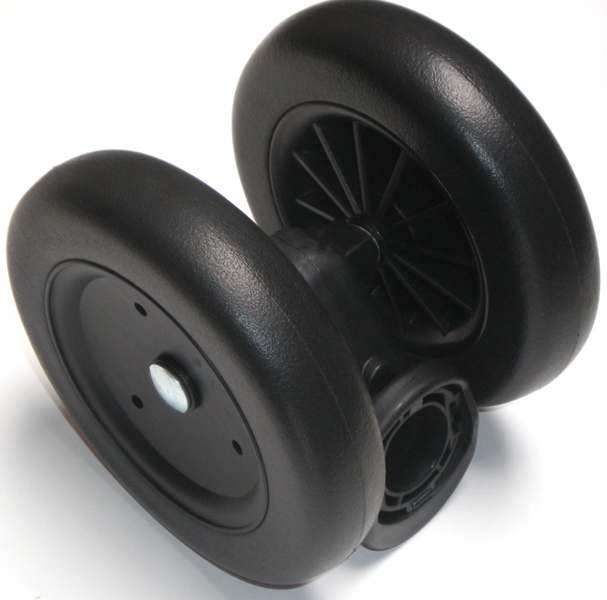 Voorwielen set zwart - Afbeelding 1