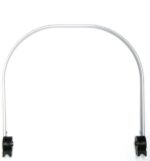 Zonnekap frame zilver voor wieg