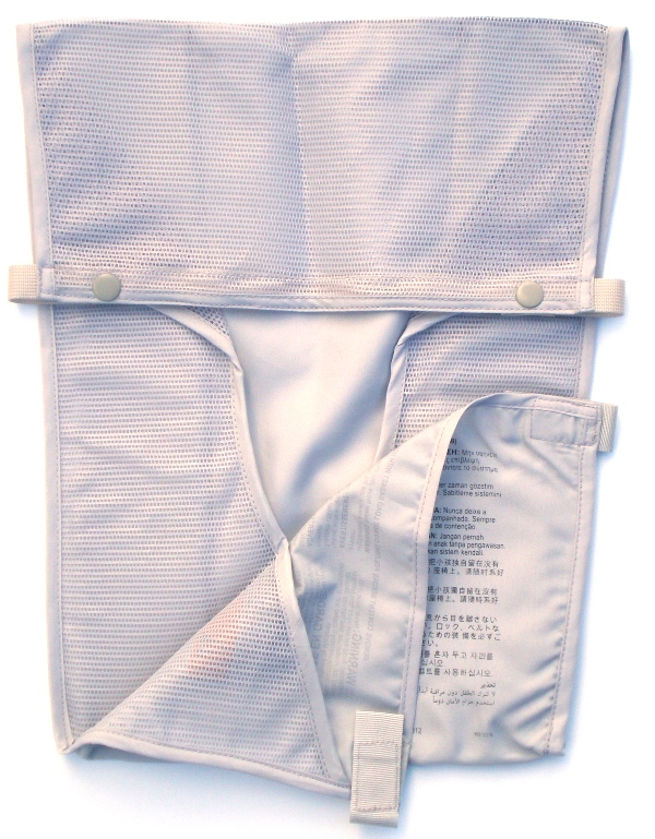 Bagagenetje grijs - Afbeelding 1