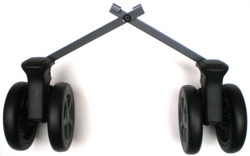 Achterwielen donker grijs met rem - Afbeelding 1