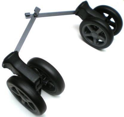 Achterwielen donker grijs met rem-1386