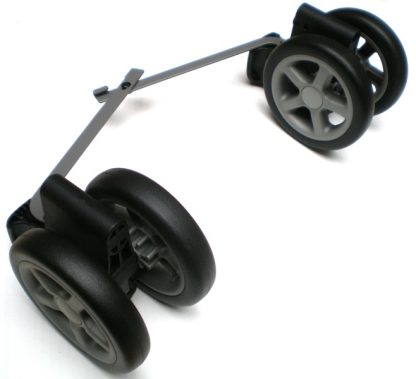 Achterwielen licht grijs met rem-1382