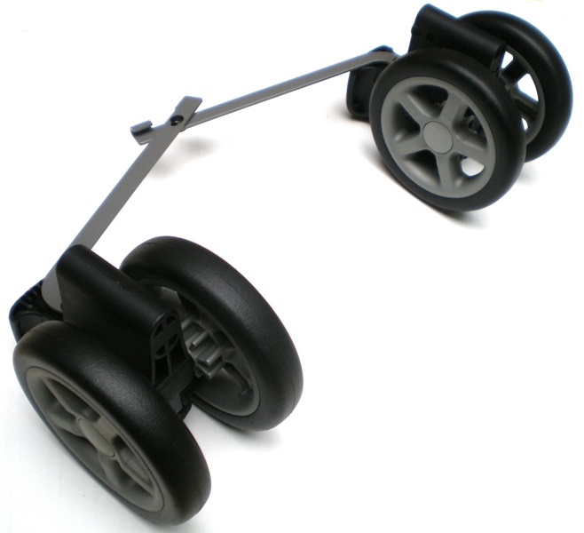 Achterwielen licht grijs met rem-1382