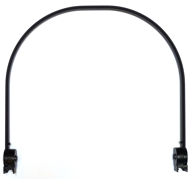 Zonnekap frame zwart voor wieg