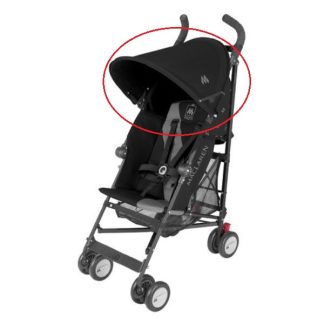 Zonnekap Black/Charcoal