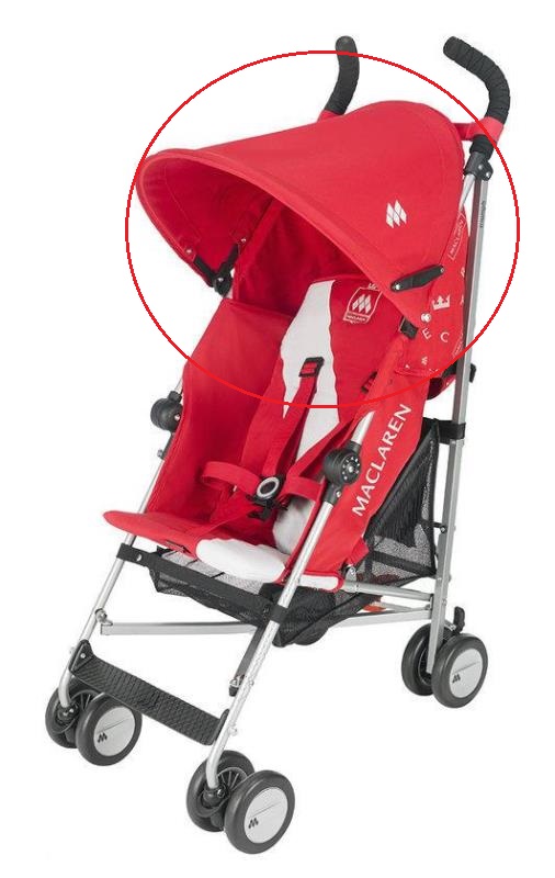 Zonnekap Scarlet - Afbeelding 1