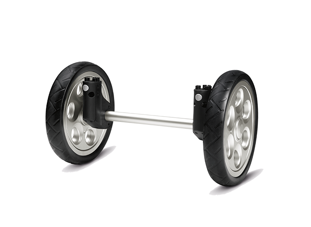 Multi terrein voorwielen zilver - Afbeelding 1