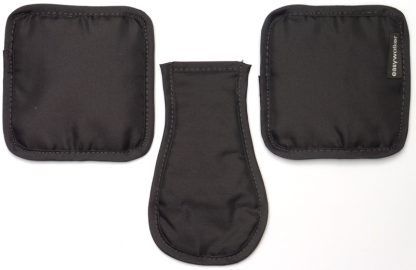 Schouder pads donker grijs