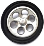 Achterwiel zilver met schuimband Bugaboo Frog/Gecko/Cameleon 1/2