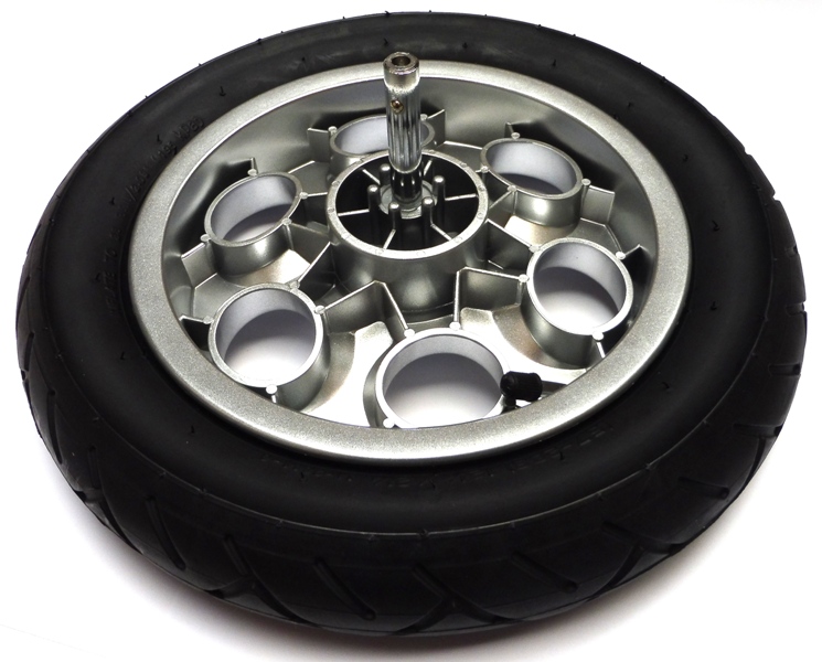 Achterwiel zilver-2375