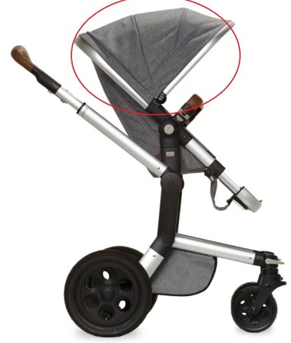 Zonnekap zitting Gris met grijs logo-0