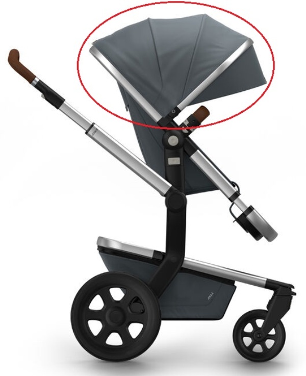 Zonnekap Hippo Grey - Afbeelding 1